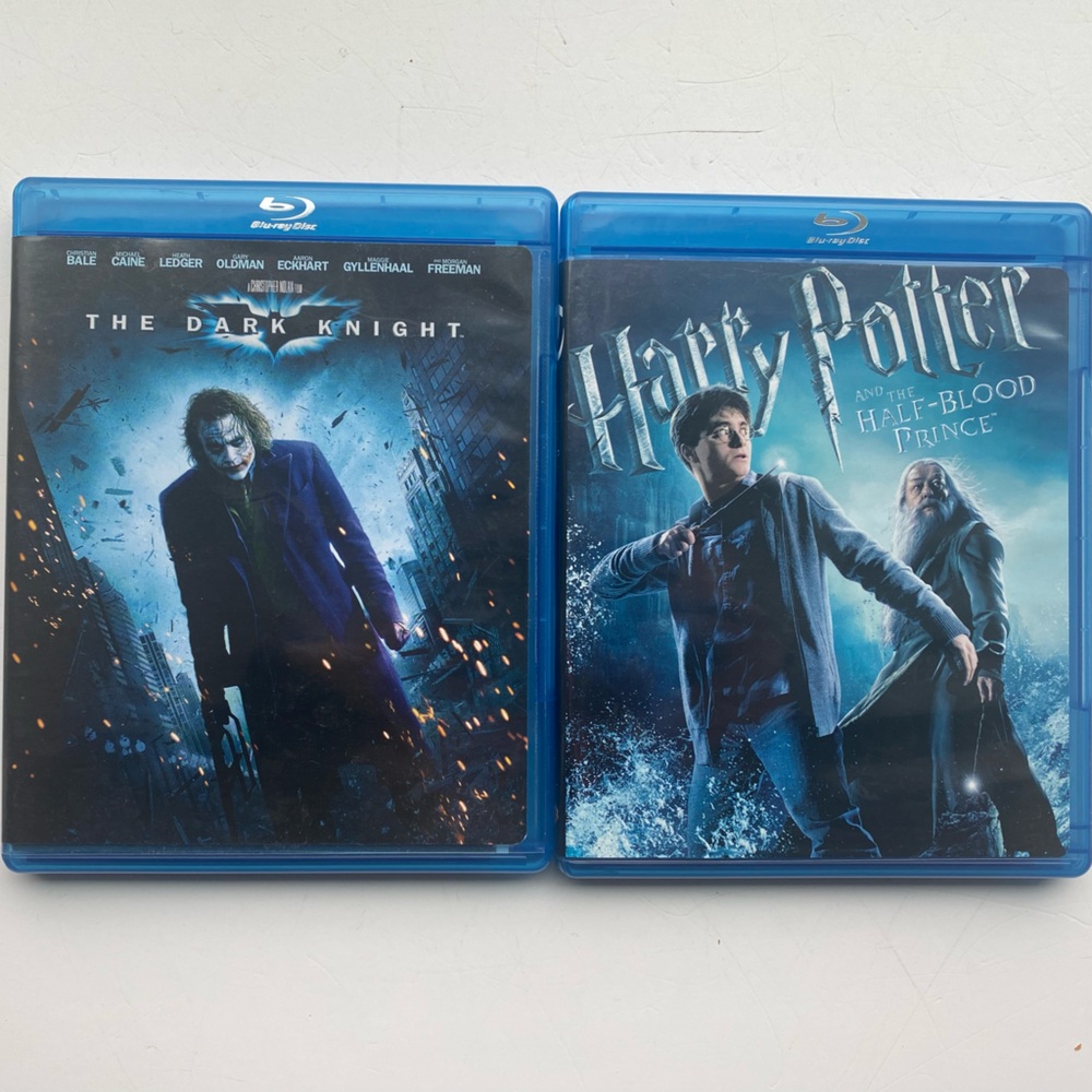 The Dark Knight and Harry Potter Blu-ray Set